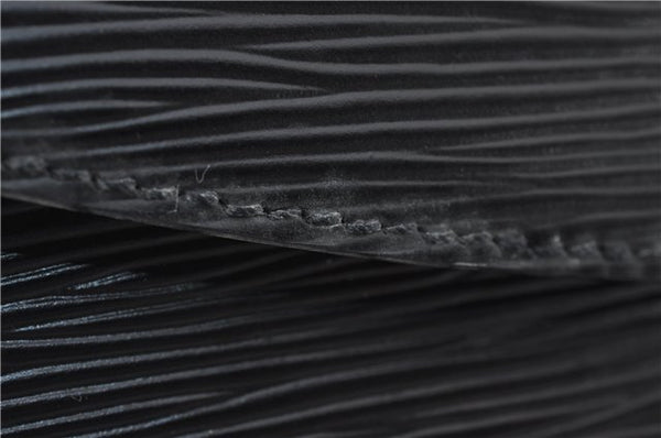 Authentic Louis Vuitton Epi Malesherbes Hand Bag Purse Black M52372 LV 4349E