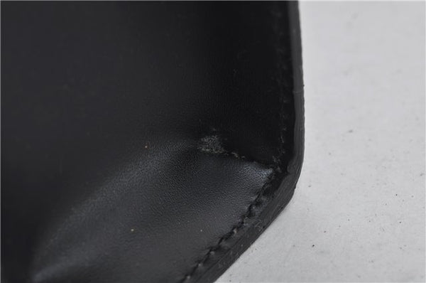 Authentic Louis Vuitton Epi Malesherbes Hand Bag Purse Black M52372 LV 4349E