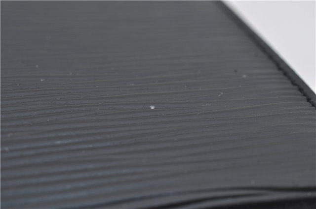 Authentic Louis Vuitton Epi Malesherbes Hand Bag Purse Black M52372 LV 4349E