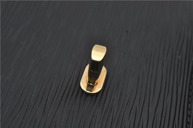 Authentic Louis Vuitton Epi Malesherbes Hand Bag Purse Black M52372 LV 4349E