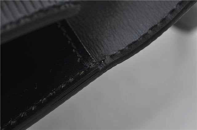 Authentic Louis Vuitton Epi Malesherbes Hand Bag Purse Black M52372 LV 4349E