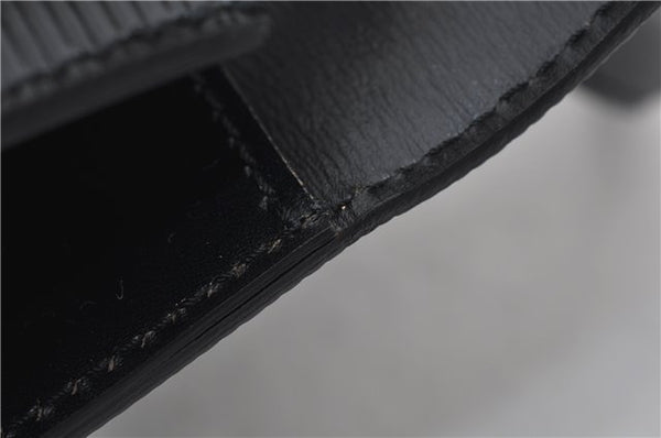 Authentic Louis Vuitton Epi Malesherbes Hand Bag Purse Black M52372 LV 4349E