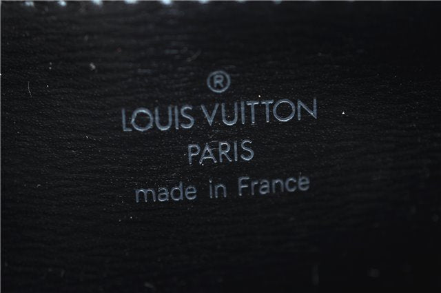 Authentic Louis Vuitton Epi Malesherbes Hand Bag Purse Black M52372 LV 4349E
