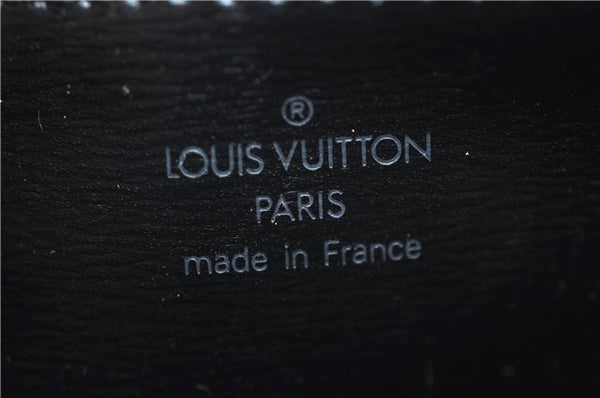 Authentic Louis Vuitton Epi Malesherbes Hand Bag Purse Black M52372 LV 4349E