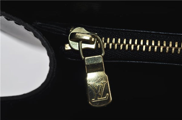 Authentic Louis Vuitton Epi Malesherbes Hand Bag Purse Black M52372 LV 4349E