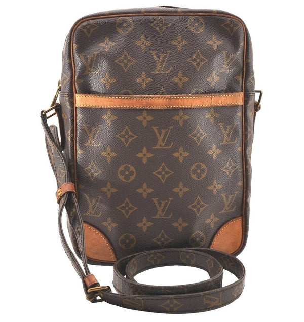 Authentic Louis Vuitton Monogram Danube MM Shoulder Cross Bag M45264 Junk 4349I