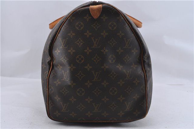 Authentic Louis Vuitton Monogram Keepall 55 Travel Boston Bag M41424 LV 4350D