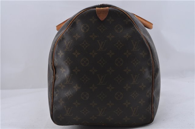 Authentic Louis Vuitton Monogram Keepall 55 Travel Boston Bag M41424 LV 4350D