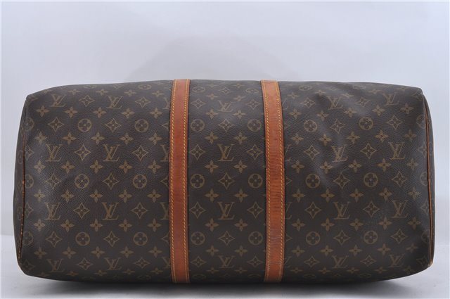 Authentic Louis Vuitton Monogram Keepall 55 Travel Boston Bag M41424 LV 4350D