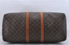 Authentic Louis Vuitton Monogram Keepall 55 Travel Boston Bag M41424 LV 4350D