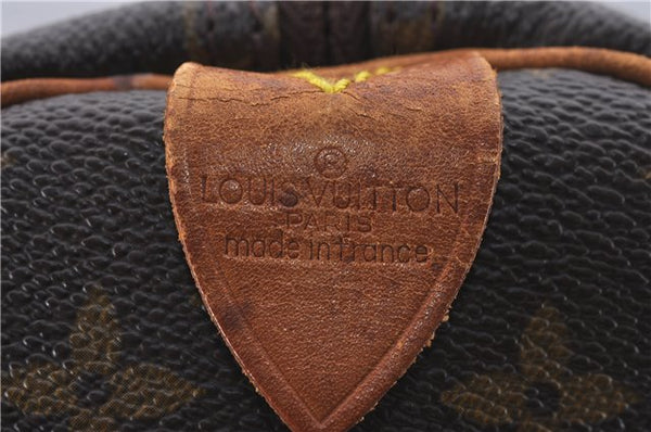 Authentic Louis Vuitton Monogram Keepall 55 Travel Boston Bag M41424 LV 4350D