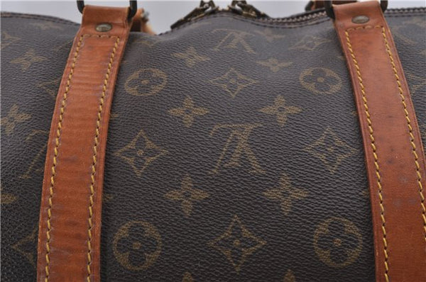 Authentic Louis Vuitton Monogram Keepall 55 Travel Boston Bag M41424 LV 4350D