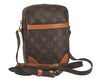 Authentic Louis Vuitton Monogram Danube Shoulder Cross Body Bag M45266 LV 4350I