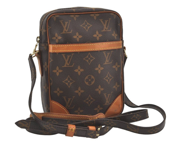 Authentic Louis Vuitton Monogram Danube Shoulder Cross Body Bag M45266 LV 4350I