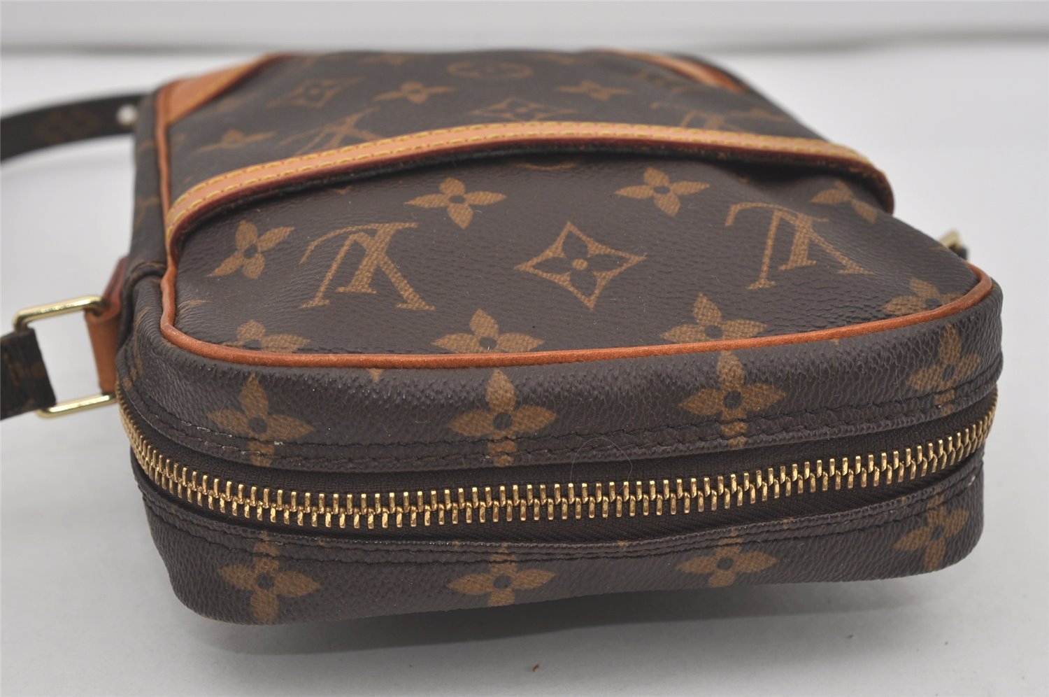 Authentic Louis Vuitton Monogram Danube Shoulder Cross Body Bag M45266 LV 4350I