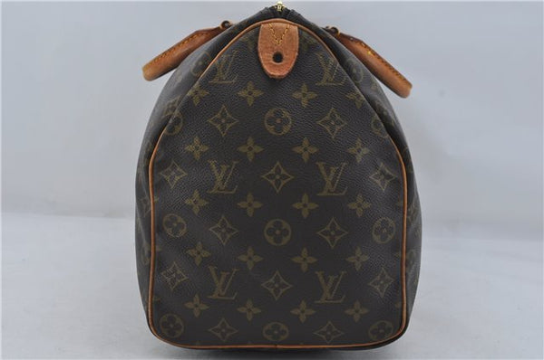 Authentic Louis Vuitton Monogram Speedy 40 Hand Boston Bag M41522 LV 4351E