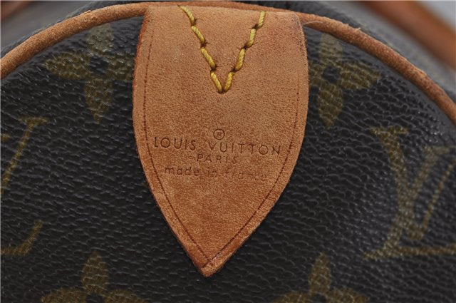 Authentic Louis Vuitton Monogram Speedy 40 Hand Boston Bag M41522 LV 4351E