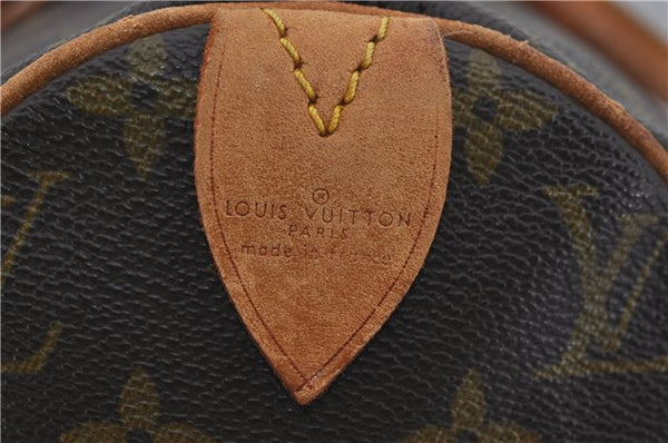 Authentic Louis Vuitton Monogram Speedy 40 Hand Boston Bag M41522 LV 4351E