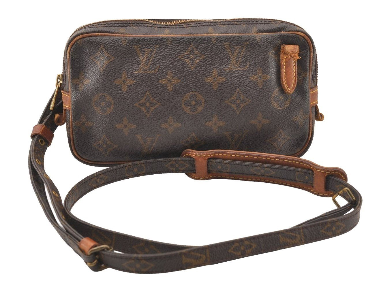 Auth Louis Vuitton Monogram Marly Bandouliere Shoulder Bag M51828 Junk 4351I