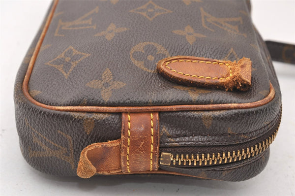 Auth Louis Vuitton Monogram Marly Bandouliere Shoulder Bag M51828 Junk 4351I