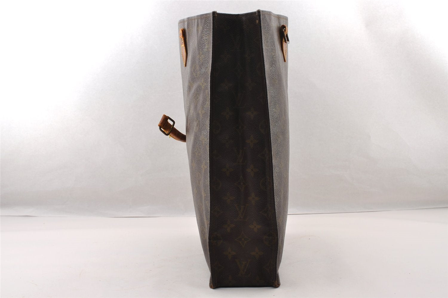 Authentic Louis Vuitton Monogram Sac Plat Hand Tote Bag Old Model LV Junk 4352I