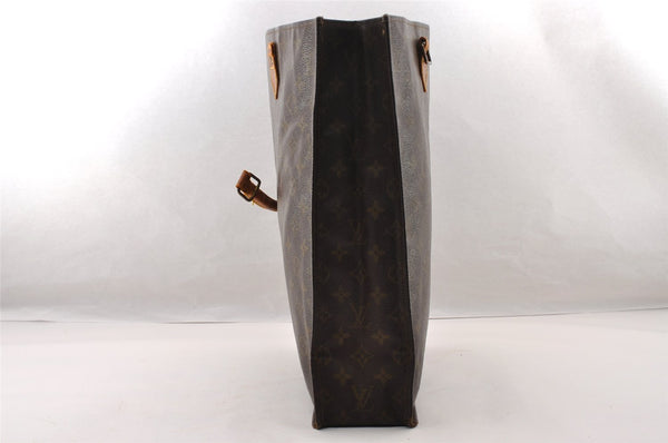 Authentic Louis Vuitton Monogram Sac Plat Hand Tote Bag Old Model LV Junk 4352I