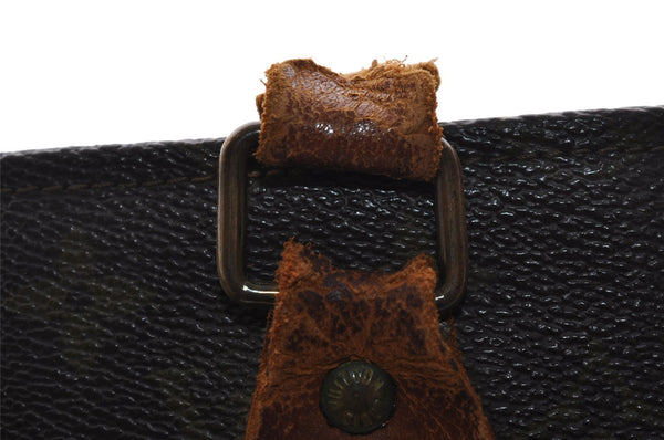 Authentic Louis Vuitton Monogram Sac Plat Hand Tote Bag Old Model LV Junk 4352I