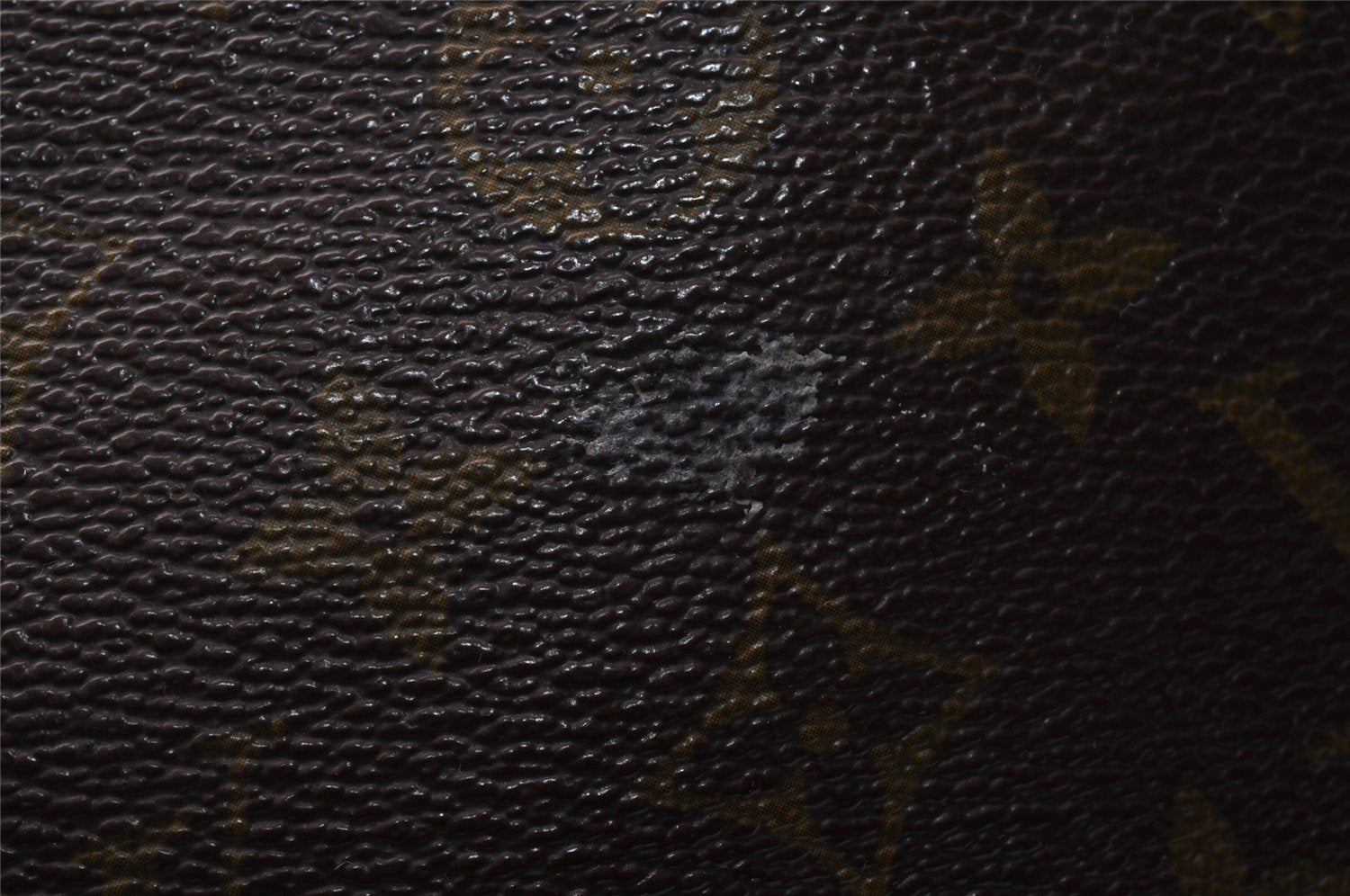 Authentic Louis Vuitton Monogram Sac Plat Hand Tote Bag Old Model LV Junk 4352I