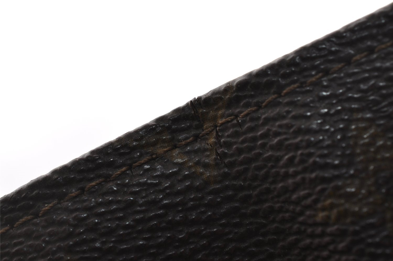 Authentic Louis Vuitton Monogram Sac Plat Hand Tote Bag Old Model LV Junk 4352I