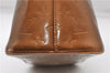 Authentic Louis Vuitton Vernis Houston Shoulder Hand Bag Brown M91122 LV 4354D