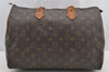 Authentic Louis Vuitton Monogram Speedy 35 Hand Boston Bag M41524 LV Junk 4354I