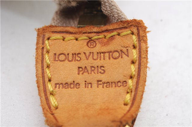 Authentic LOUIS VUITTON Antigua Cabas MM Tote Bag Beige Red M40035 LV 4355C