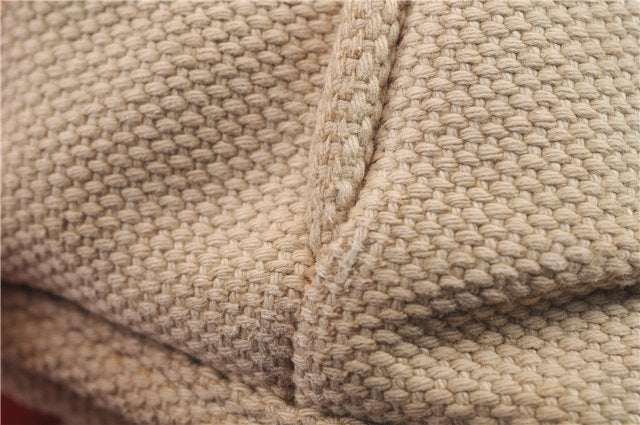 Authentic LOUIS VUITTON Antigua Cabas MM Tote Bag Beige Red M40035 LV 4355C