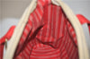 Authentic LOUIS VUITTON Antigua Cabas MM Tote Bag Beige Red M40035 LV 4355C