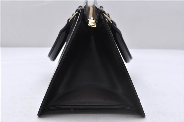 Authentic Louis Vuitton Epi Sac Triangle Hand Bag Black M52092 LV 4355D