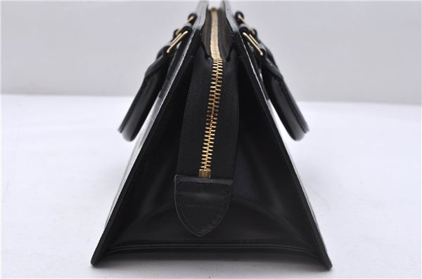 Authentic Louis Vuitton Epi Sac Triangle Hand Bag Black M52092 LV 4355D