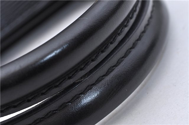 Authentic Louis Vuitton Epi Sac Triangle Hand Bag Black M52092 LV 4355D