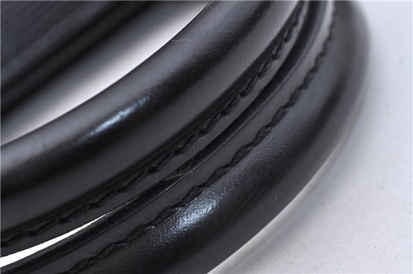 Authentic Louis Vuitton Epi Sac Triangle Hand Bag Black M52092 LV 4355D