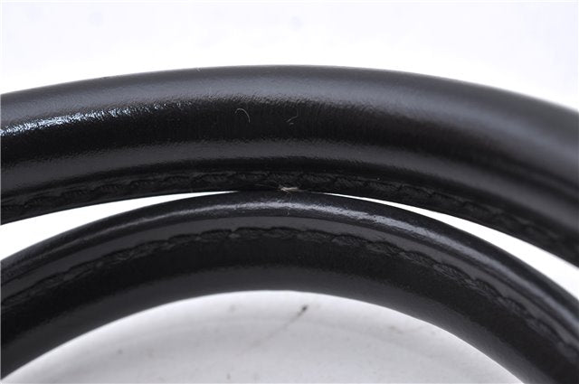 Authentic Louis Vuitton Epi Sac Triangle Hand Bag Black M52092 LV 4355D