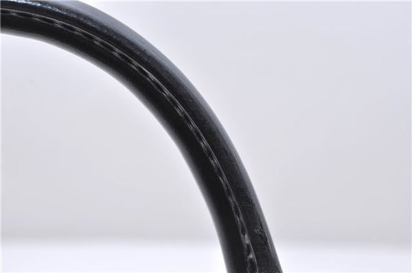 Authentic Louis Vuitton Epi Sac Triangle Hand Bag Black M52092 LV 4355D