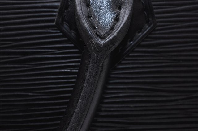 Authentic Louis Vuitton Epi Sac Triangle Hand Bag Black M52092 LV 4355D