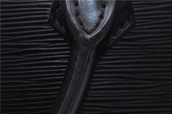 Authentic Louis Vuitton Epi Sac Triangle Hand Bag Black M52092 LV 4355D