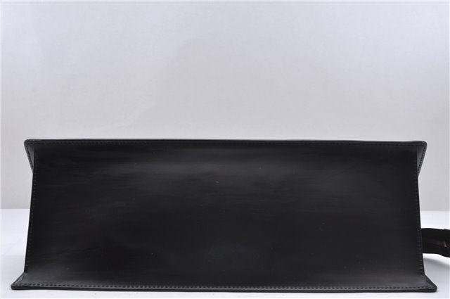 Authentic Louis Vuitton Epi Sac Triangle Hand Bag Black M52092 LV 4355D