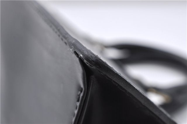 Authentic Louis Vuitton Epi Sac Triangle Hand Bag Black M52092 LV 4355D