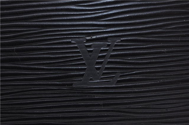 Authentic Louis Vuitton Epi Sac Triangle Hand Bag Black M52092 LV 4355D
