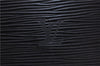 Authentic Louis Vuitton Epi Sac Triangle Hand Bag Black M52092 LV 4355D