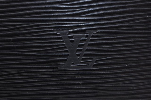Authentic Louis Vuitton Epi Sac Triangle Hand Bag Black M52092 LV 4355D