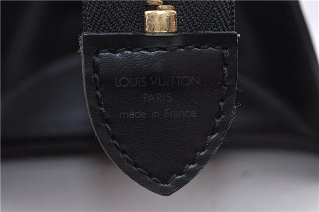 Authentic Louis Vuitton Epi Sac Triangle Hand Bag Black M52092 LV 4355D