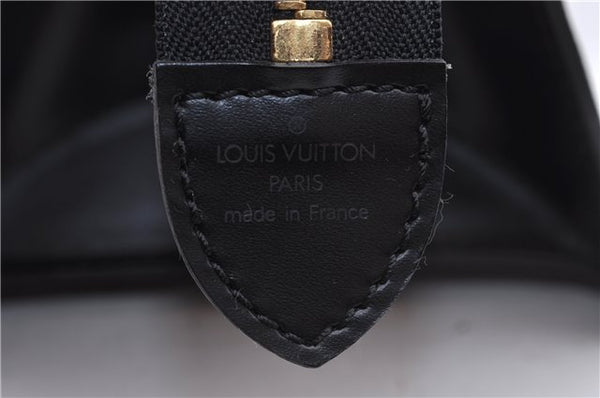 Authentic Louis Vuitton Epi Sac Triangle Hand Bag Black M52092 LV 4355D