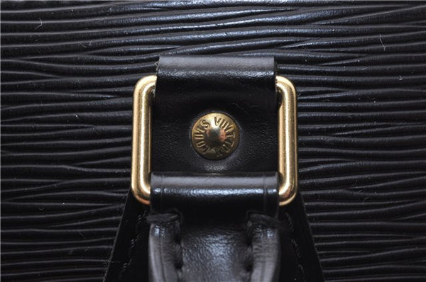 Authentic Louis Vuitton Epi Sac Triangle Hand Bag Black M52092 LV 4355D